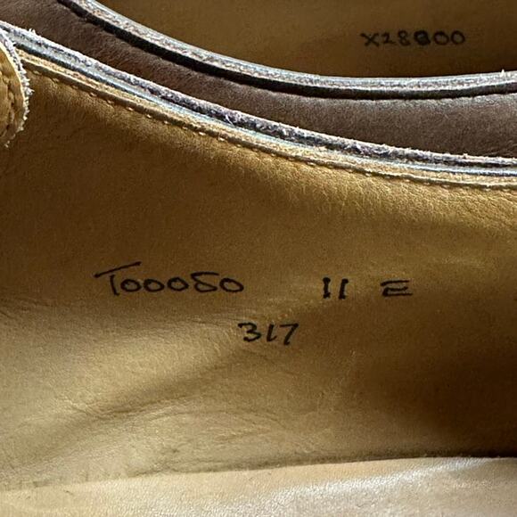 Crockett & Jones x Brooks Brothers Split Toe Derby Brown Calf 11 Wide E - Picture 10 of 13